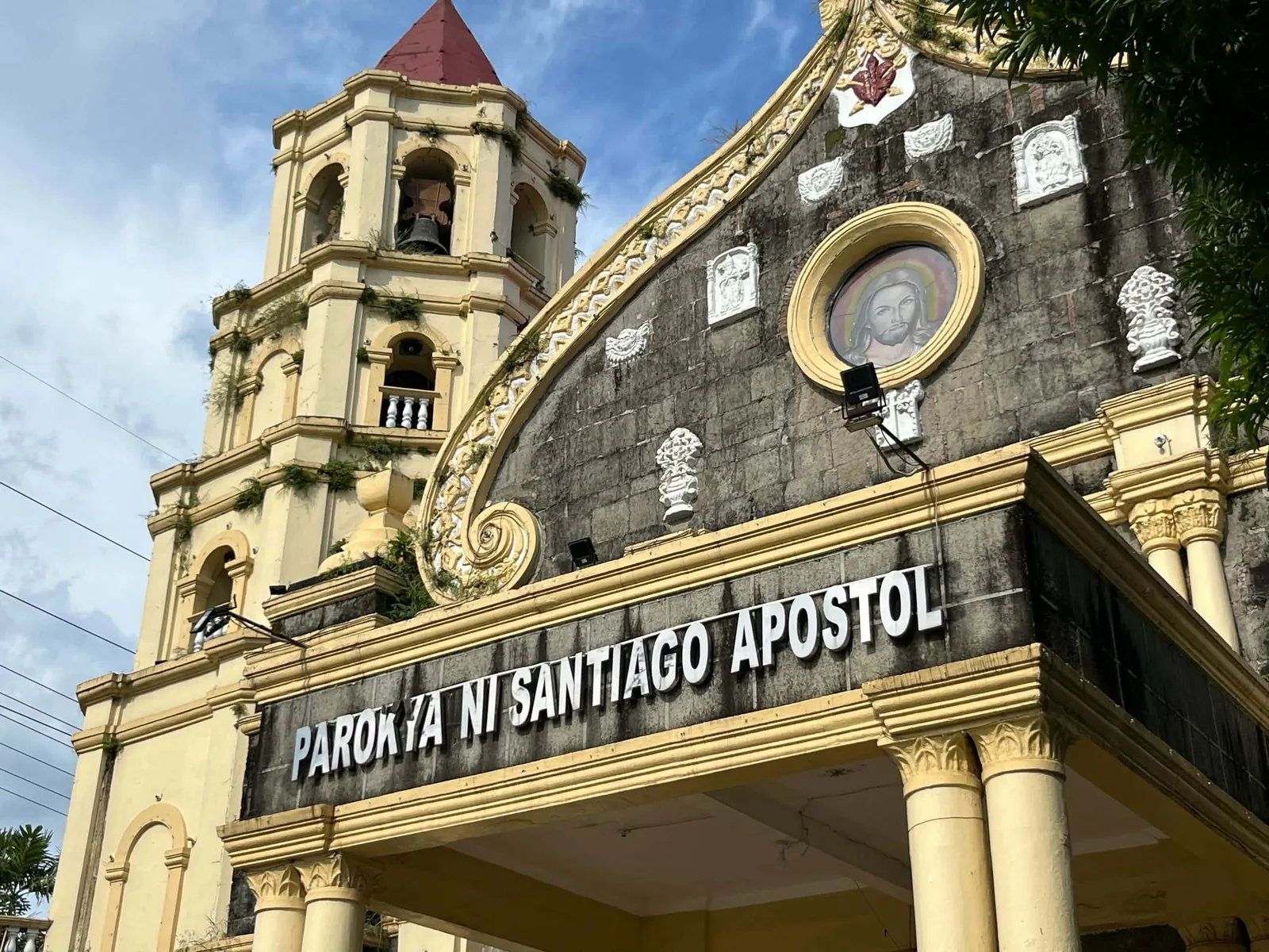 Facade of St. James the Apostle Parish Church in Plaridel