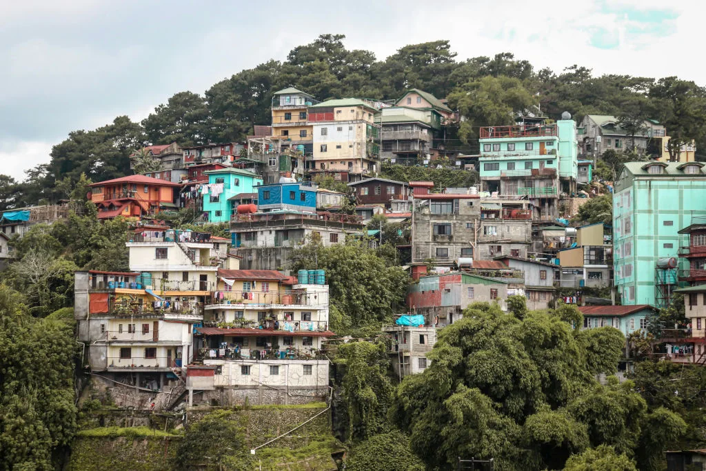 Baguio itinerary – pine-covered hills at sunrise