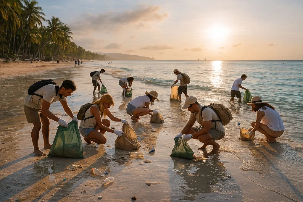 Cleanup effort inspired by Boracay travel advisory