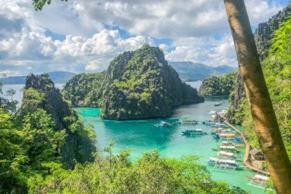 Coron travel guide cliffs and sea