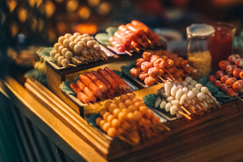 Filipino street food – skewers