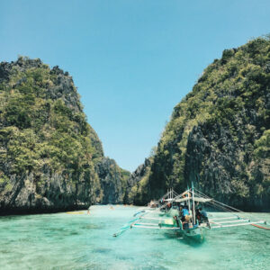 Limestone cliffs seen in El Nido travel guide