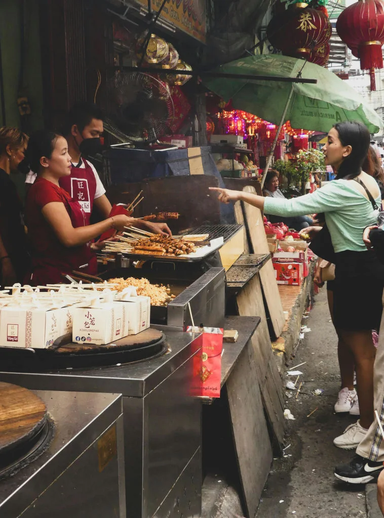 Manila nightlife - street food