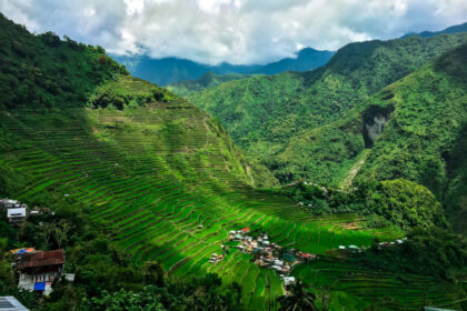 Sunrise over terraces in Sagada and Banaue travel