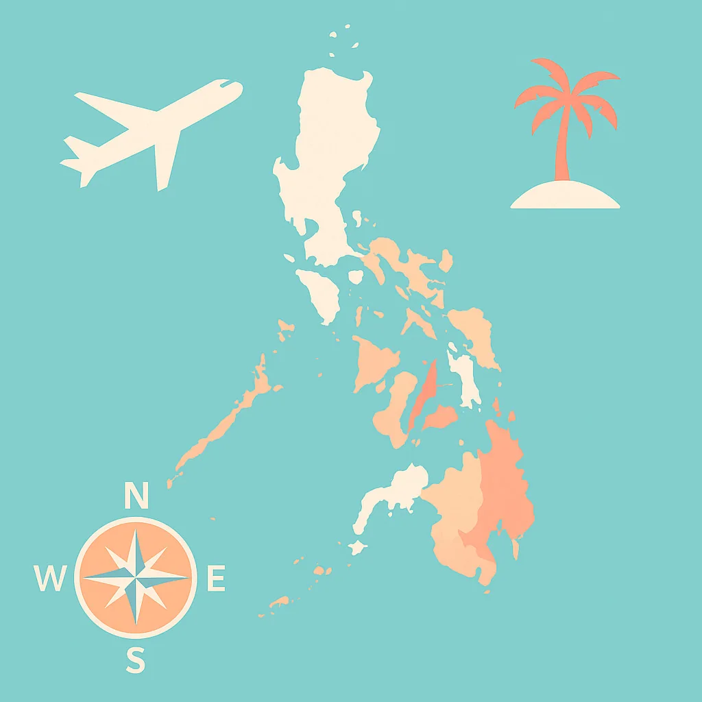 Map of the Philippines for contacting Bakasyon.ph