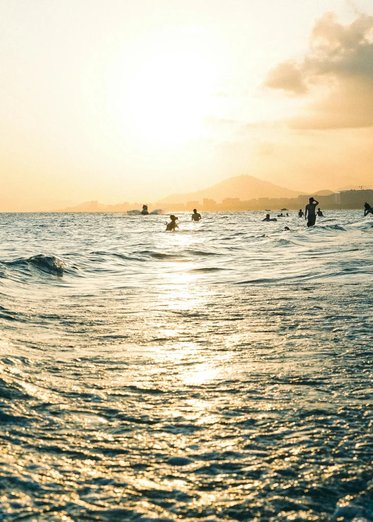 sunset over La Union beach featuring the best beach resorts on Luzon island