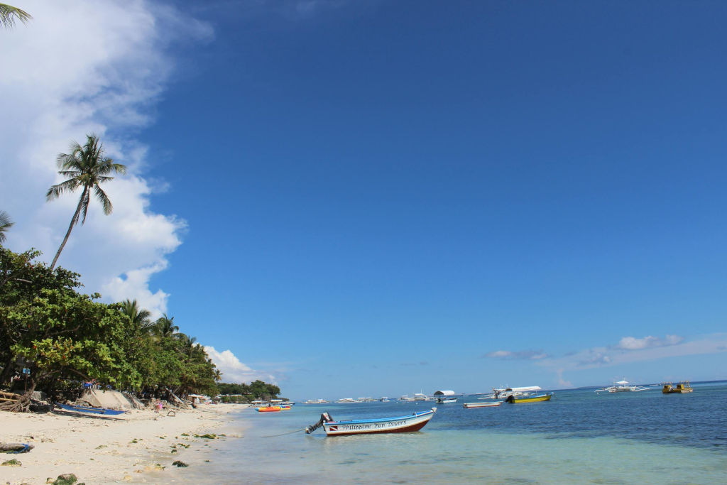 Calm Panglao shoreline in Bohol coastal escapes