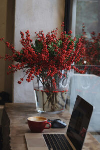 Digital nomad Philippines working in a tropical-themed homestay