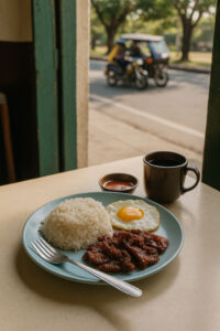Local breakfast at a Kawit food stop on a Cavite heritage road trip