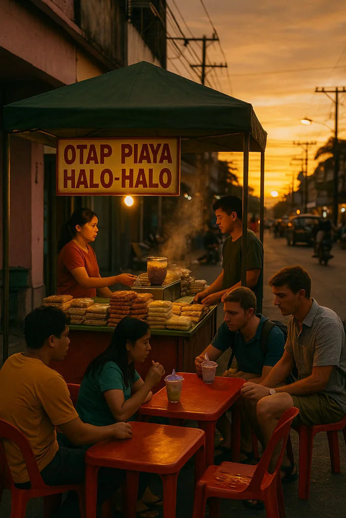 Cebu street desserts stop on Filipino dessert journeys
