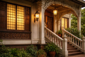 Heritage house detail close-up for Iloilo heritage travel