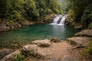 Safe waterfall trail view for Leyte nature escapes