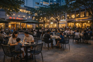 Manila food neighborhoods modern dining cluster in Makati or BGC