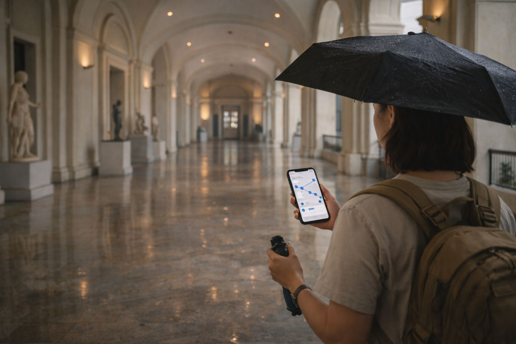 Manila rainy-day itinerary museum-first indoor route with calm pacing