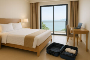 Midrange hotel room in the Philippines for a midrange travel budget