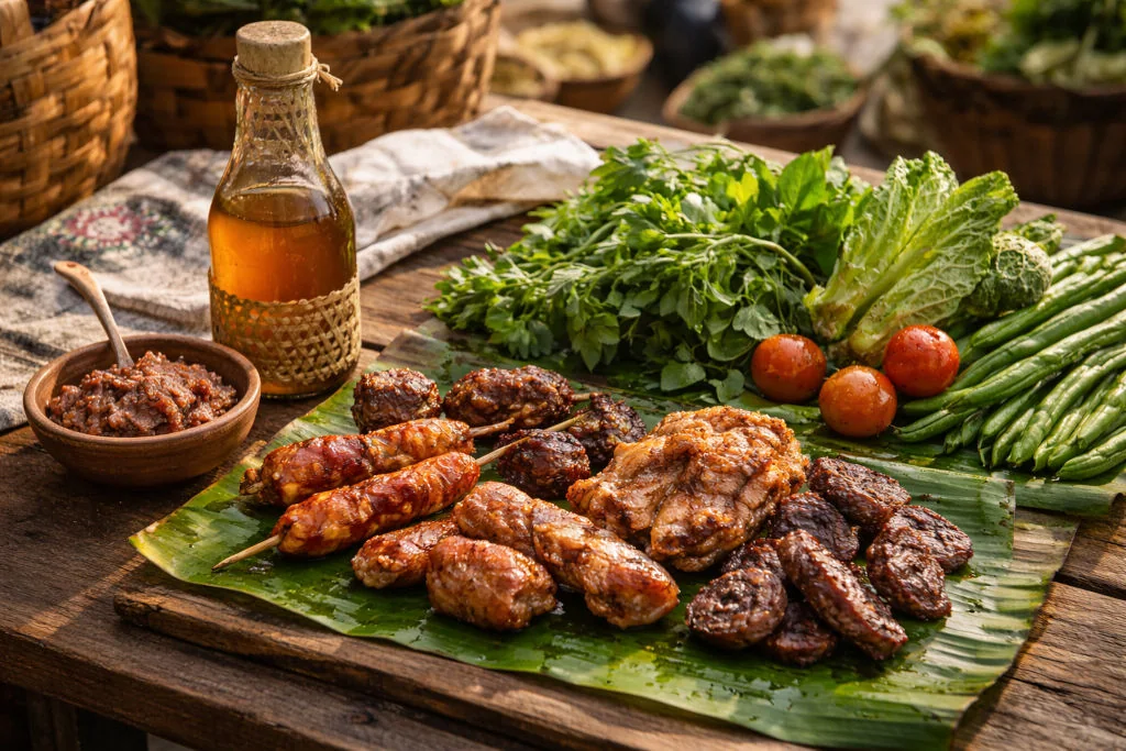 Northern Luzon market morning spread of northern heritage flavors