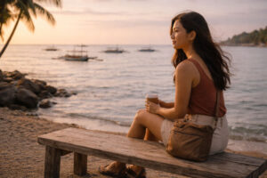 Personal travel choices for travel on your terms in a quiet Philippine seaside morning