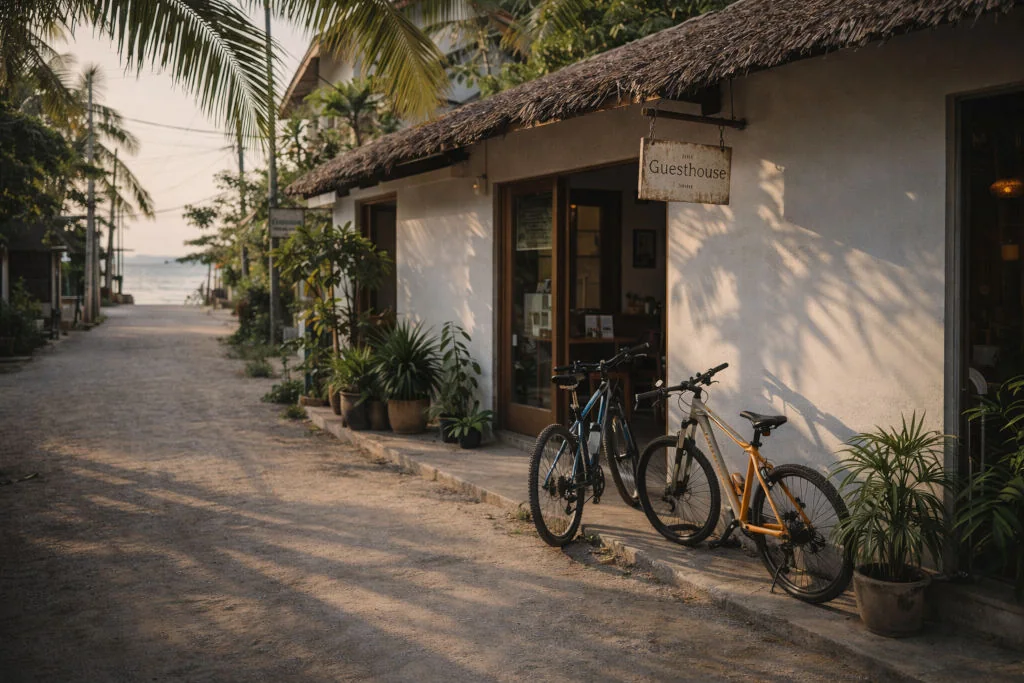 Philippines hostel guide featuring a breezy guesthouse near an island beach town