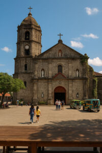 Silang Cavite church and plaza on a heritage road trip