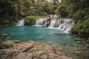 Waterfall pool atmosphere for Siquijor island wanders