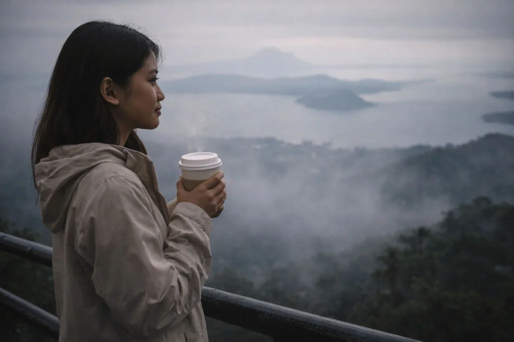 Quick weekend getaway from Manila featuring a calm cool-air ridge moment in Tagaytay