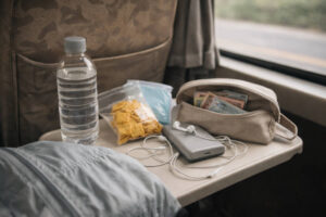 Low-stress snack and water kit for Bacolod to Zambales long bus rides