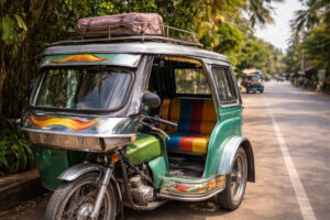Baler Travel Guide tricycle in Baler, Aurora used for short rides and day tours
