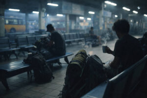 Bantayan Island weekend trip Cebu City North Bus Terminal early morning departure scene