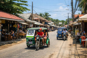 Bantayan Island weekend trip Santa Fe town center street for a low-friction base