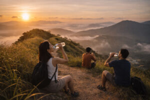 Sunrise ridge viewpoint near Manila for beginner hikes Philippines
