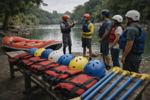 cagayan de oro itinerary 7 days Cagayan de Oro River whitewater rafting prep and safety briefing
