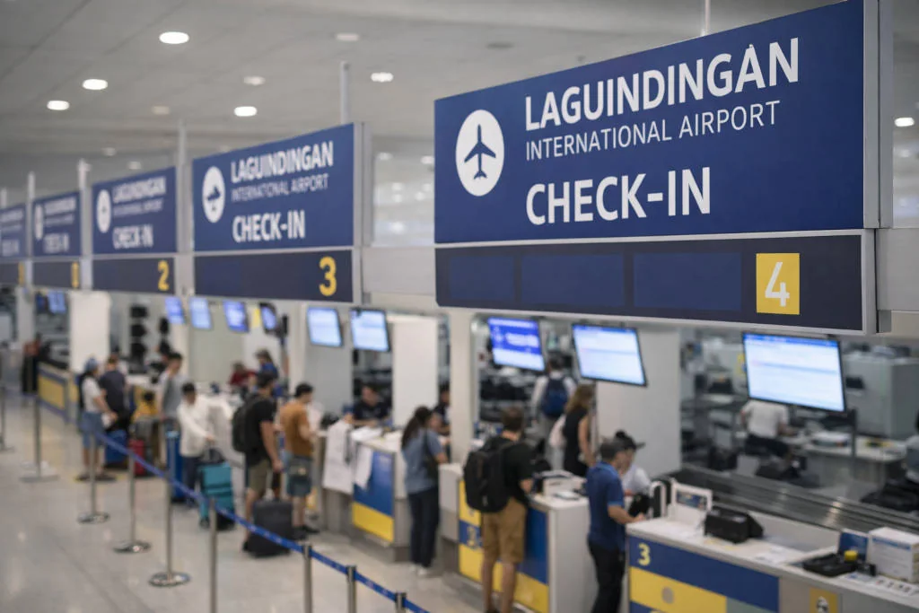 Cagayan de Oro To Banaue planning at Laguindingan International Airport check-in counters