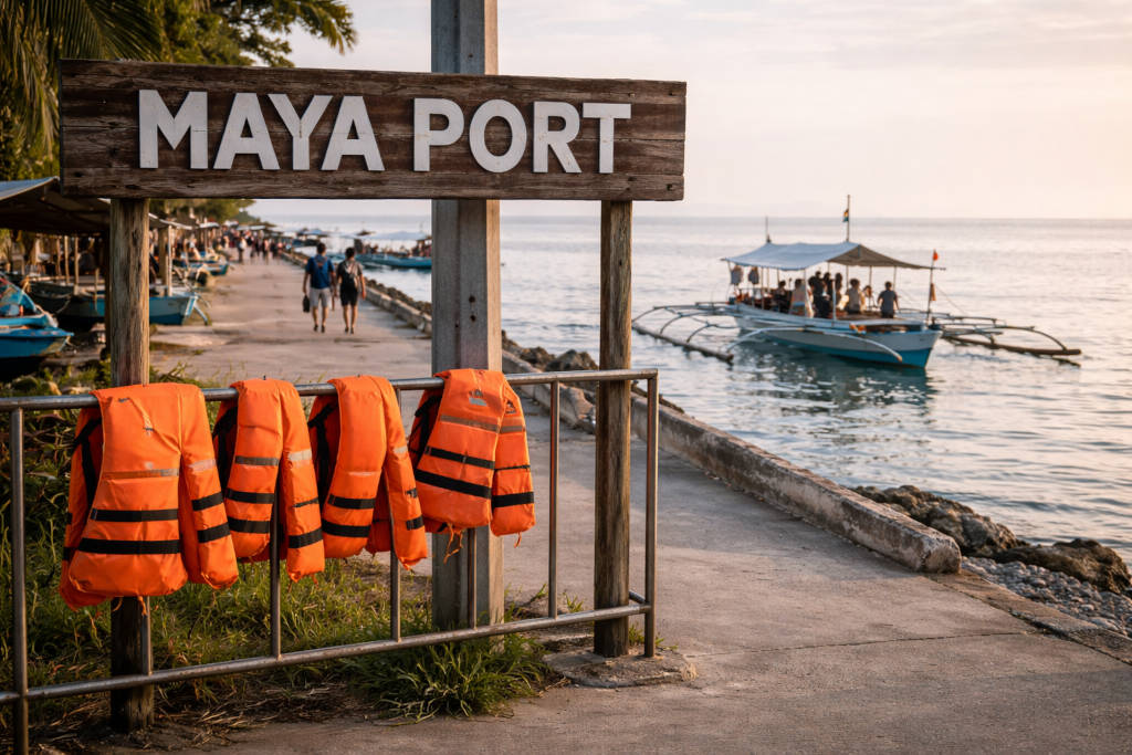 Maya Port jump-off point for cagayan de oro to malapascua route planning