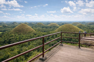 Cebu and Bohol itinerary loop Bohol countryside loop highlight Chocolate Hills viewpoint