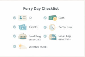 Cebu and Bohol itinerary loop ferry travel checklist for booking fees and buffer time rules