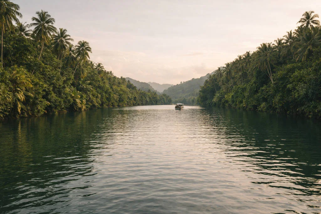 Cebu and Bohol itinerary loop Loboc River area as a slower Bohol day option