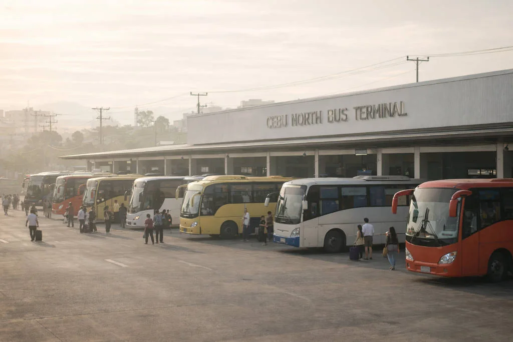 Cebu North Bus Terminal for Cebu City to Bacolod bus and ferry route