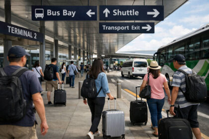 Clark to Sorsogon transport area at Clark International Airport Terminal 2