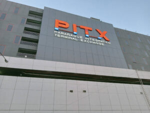 PITX terminal entrance for clark to sorsogon provincial bus transfers