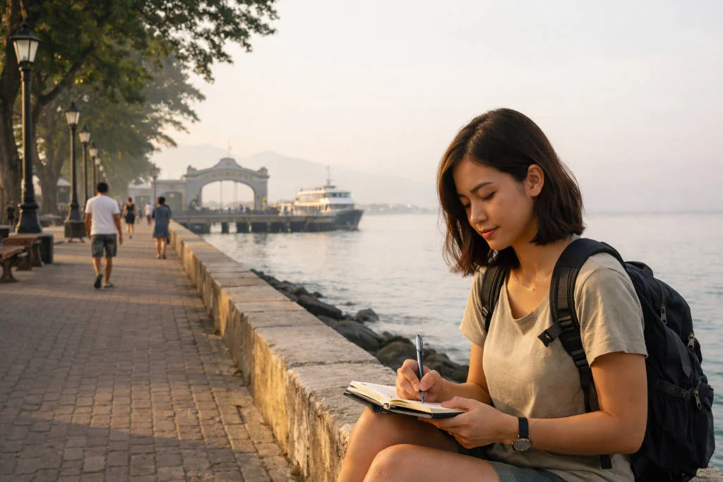 Calm morning at Rizal Boulevard for a dumaguete itinerary 3 days with buffers