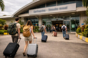 Dumaguete to El Nido starts at Dumaguete–Sibulan Airport DGT entrance