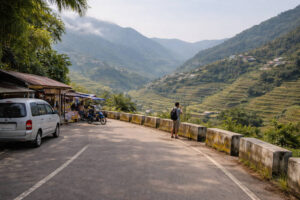 Easy viewpoint in Banaue town for free things to do in banaue