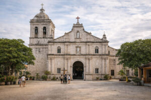 Free church visit in Bantayan Island as a shaded rest day stop
