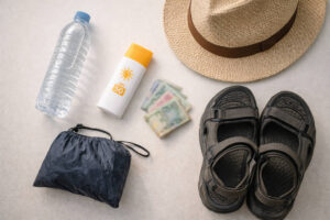 Walking day essentials for Bantayan Island heat and rain planning