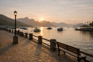 free things to do in Coron at Lualhati Park baywalk walkway near the water