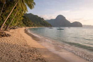 Corong Corong Beach on a low-key day, free things to do in El Nido