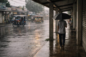 free things to do in puerto princesa rain plan with umbrella and covered walkway