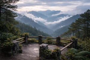 Cloudy Mountain Viewpoint In Sagada On A Cool Day, Free Things To Do In Sagada