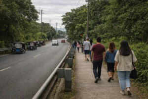 free things to do in Tagaytay safer walking stretch with clear roadside space