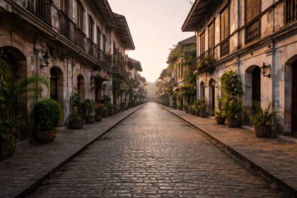 quiet Calle Crisologo morning scene for free things to do in vigan